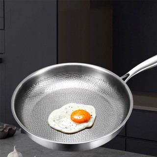 Heavy Gauge Uncoated Non Stick Frying Pan