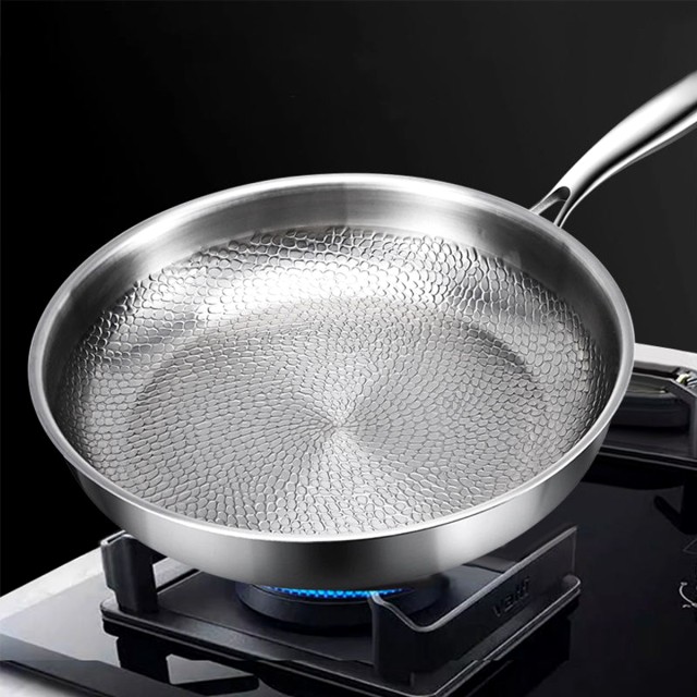 Heavy Gauge Uncoated Non Stick Frying Pan