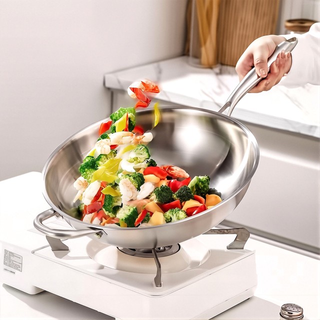 Dual Handle Kitchen Frying Pan