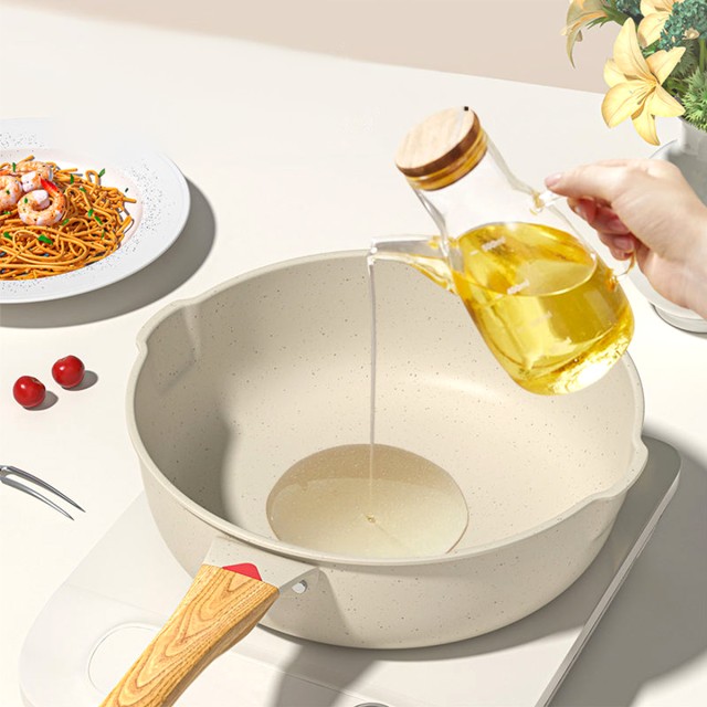 Household Ceramic Coated Non Stick Frying Pan