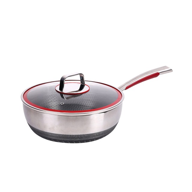 Honeycomb Etched Non Stick Pan