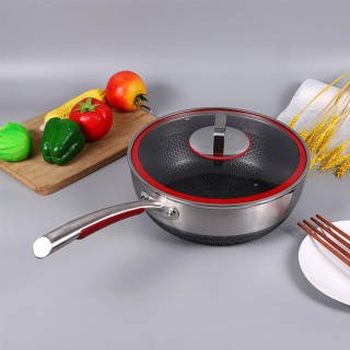 Honeycomb Etched Non Stick Pan