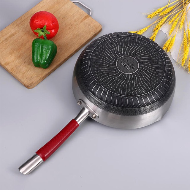 Honeycomb Etched Non Stick Pan