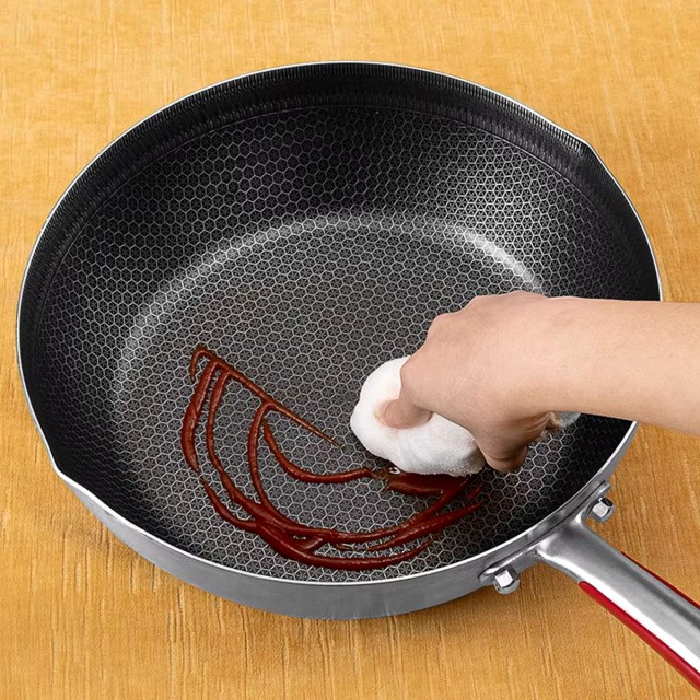 Honeycomb Etched Non Stick Pan