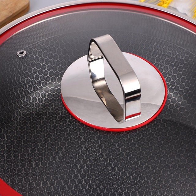 Honeycomb Etched Non Stick Pan