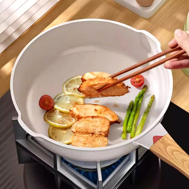 Household Ceramic Coated Non Stick Frying Pan