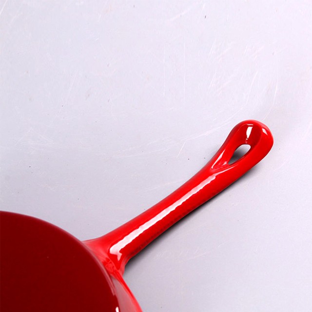 Cast Iron Enamel Skillet