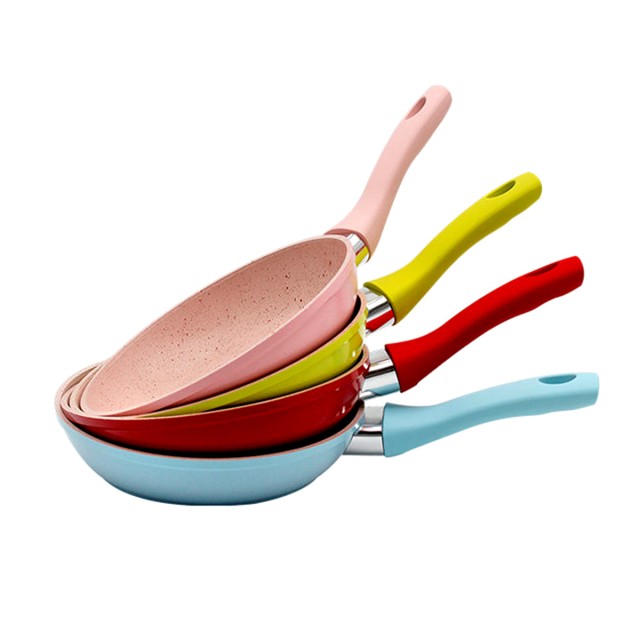 Colorful Marble Non Stick Pan