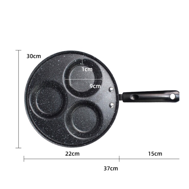 Three Compartment Breakfast Pan