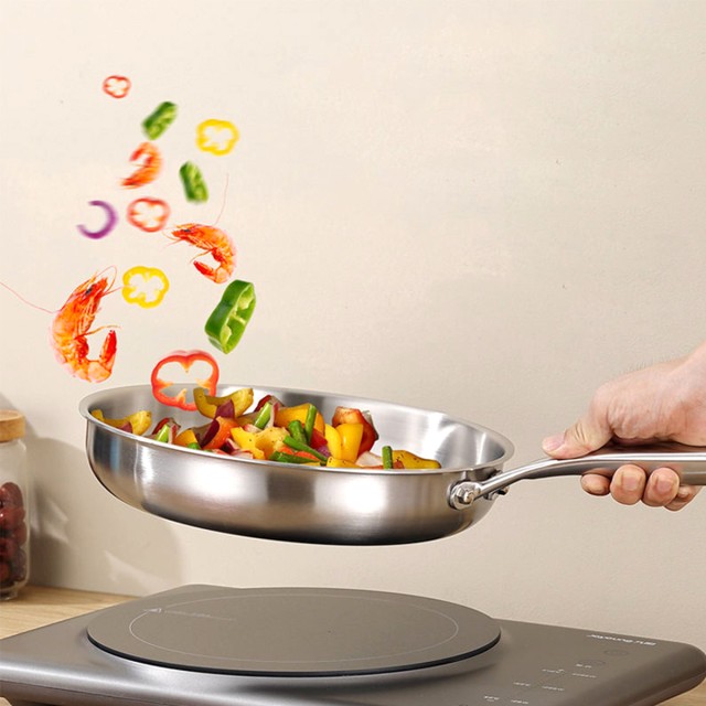 304 Stainless Steel Non Stick Frying Pan