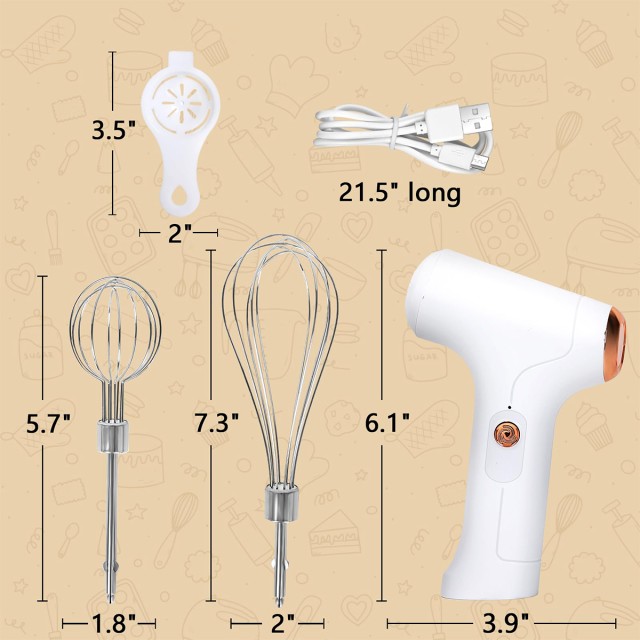 Cordless Portable Handheld Blender