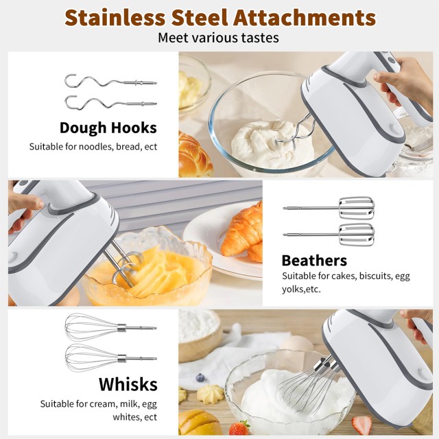 Durable and Powerful Electric Hand Mixer
