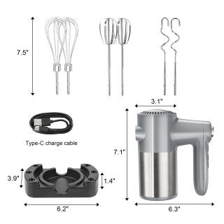 Wireless Rechargeable Hand Mixer