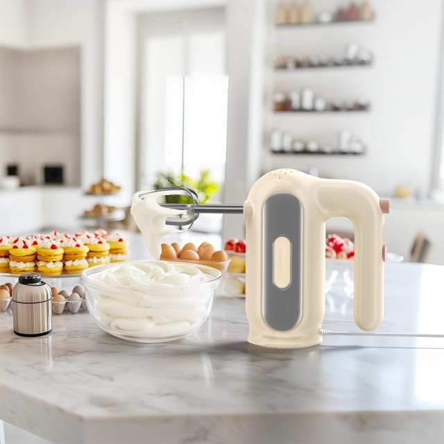 Solid Color Electric Hand Mixer