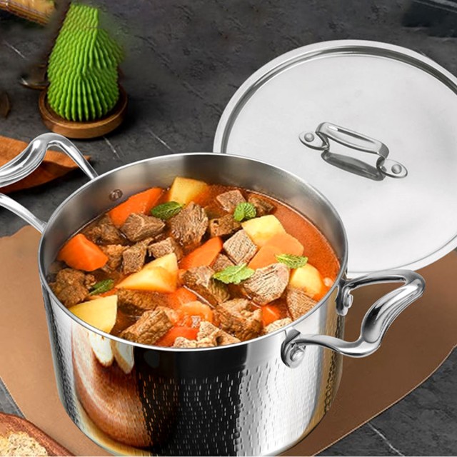 Round Kitchen Cooking Pot