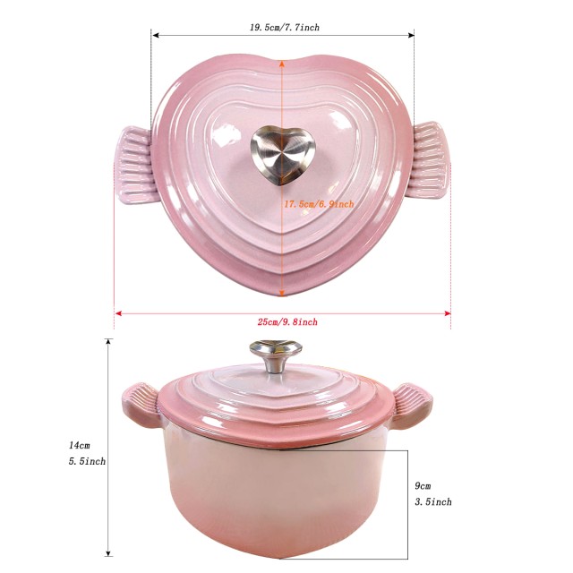 Heart Shaped Mini Soup Pot