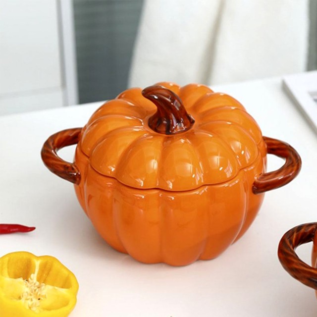 Household Pumpkin Shaped Soup Pot