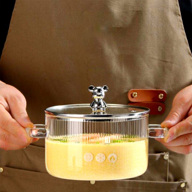 Kitchen Cooking Glass Soup Pot