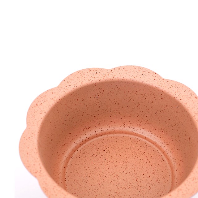 Pink Petal Shaped Soup Pot