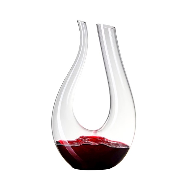 U Shaped Crystal Glass Wine Decanter