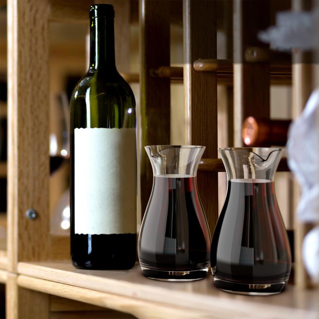 Mini Personal Decanter Set of 2