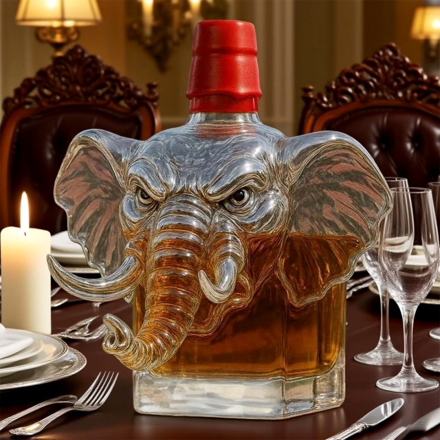 Elephant Shaped Decanter