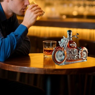 Motorcycle Shaped Decanter