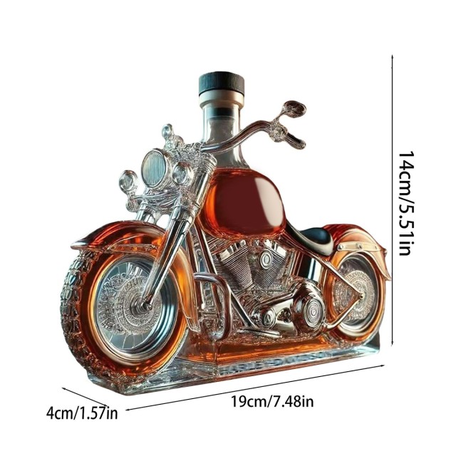 Motorcycle Shaped Decanter