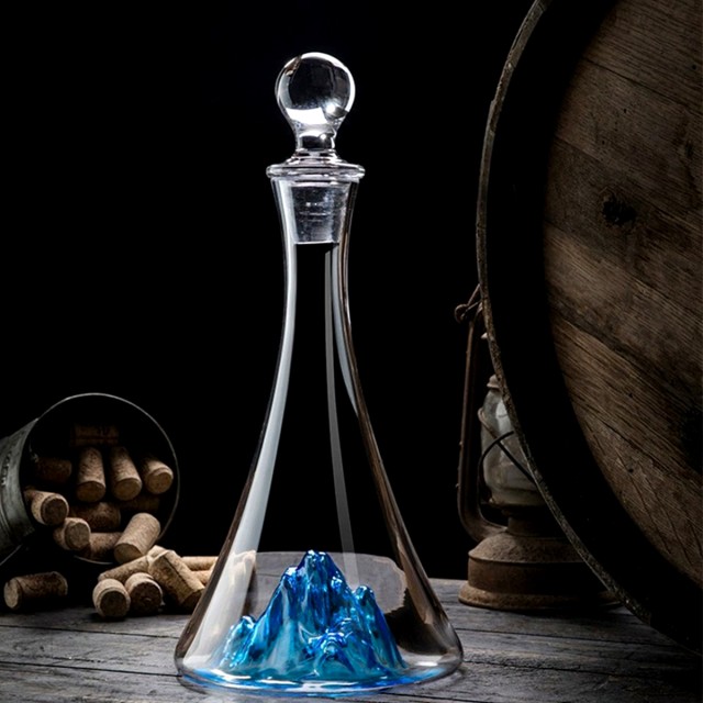 Blue Iceberg Transparent Wine Decanter