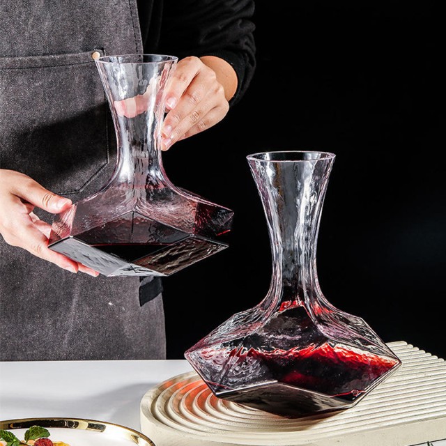 Diamond Cut Wine Decanter