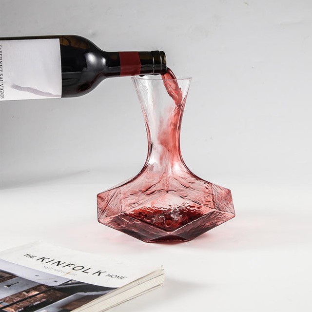Diamond Cut Wine Decanter