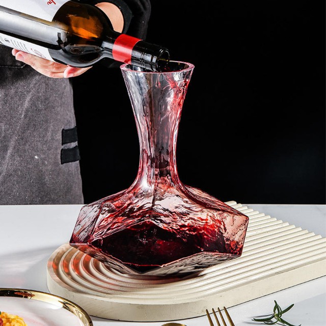 Diamond Cut Wine Decanter