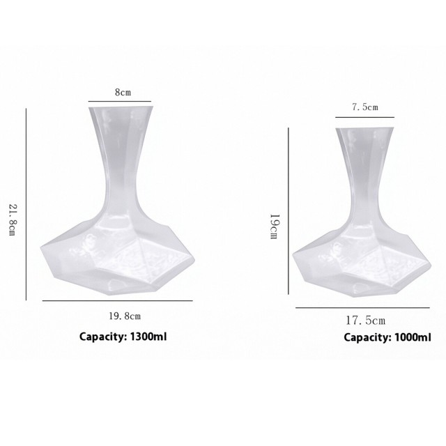 Diamond Cut Wine Decanter