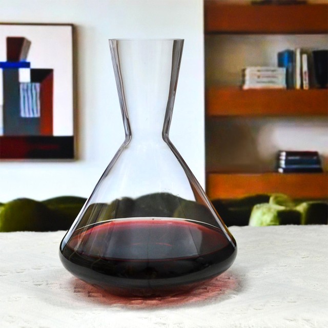 Hand Blown Crystal Wine Decanter