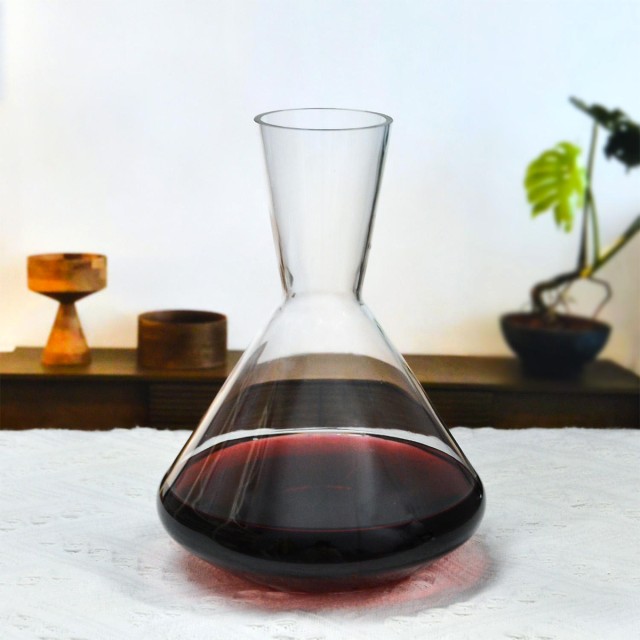 Hand Blown Crystal Wine Decanter