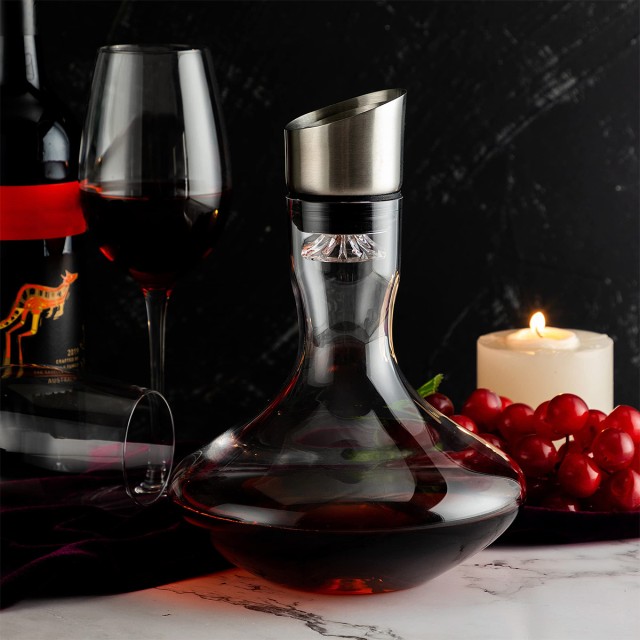 Handcrafted Crystal Wine Decanter