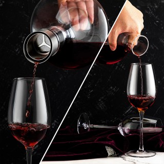 Handcrafted Crystal Wine Decanter