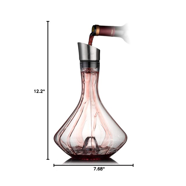 High Quality Crystal Glass Wine Decanter