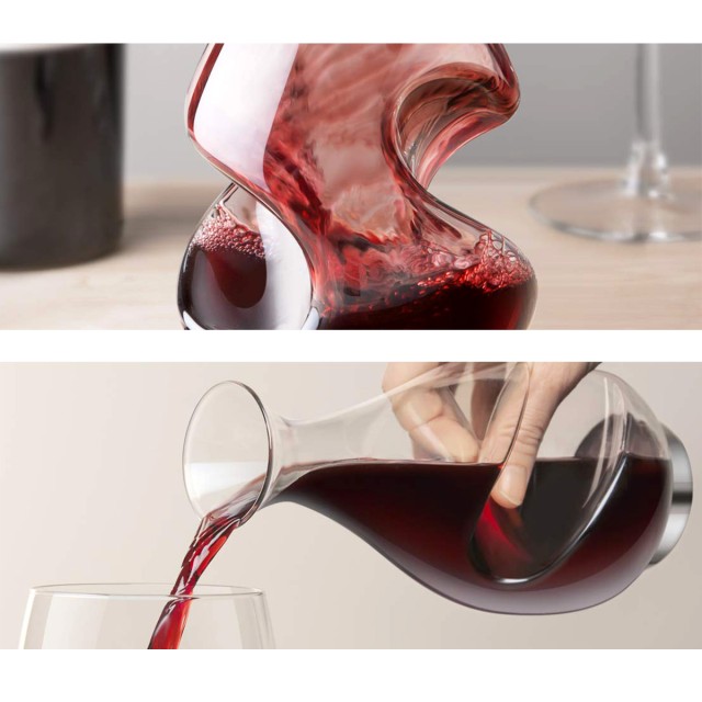 Large Capacity Handcrafted Wine Decanter