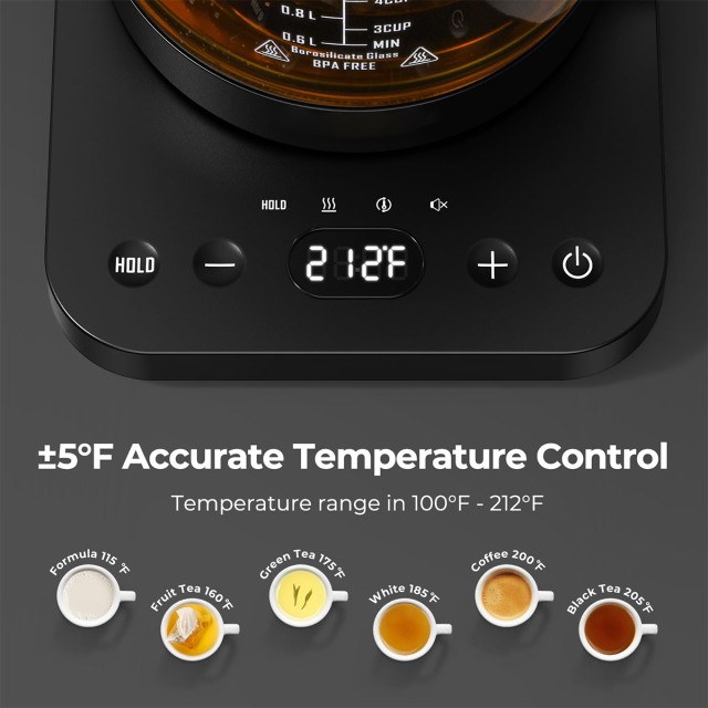 1.8L Glass Electric Kettle