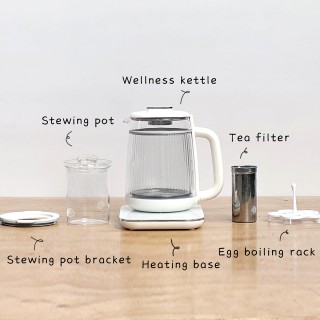 Double Layer Glass Herbal Tea Kettle
