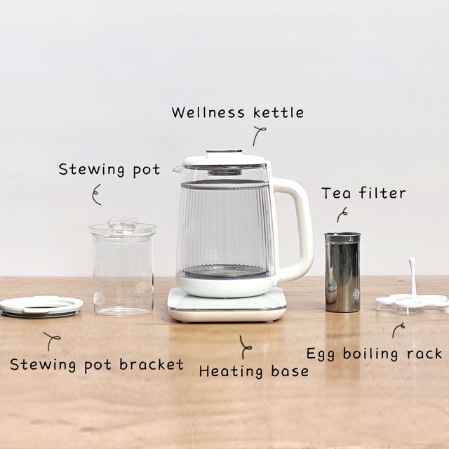 Double Layer Glass Herbal Tea Kettle