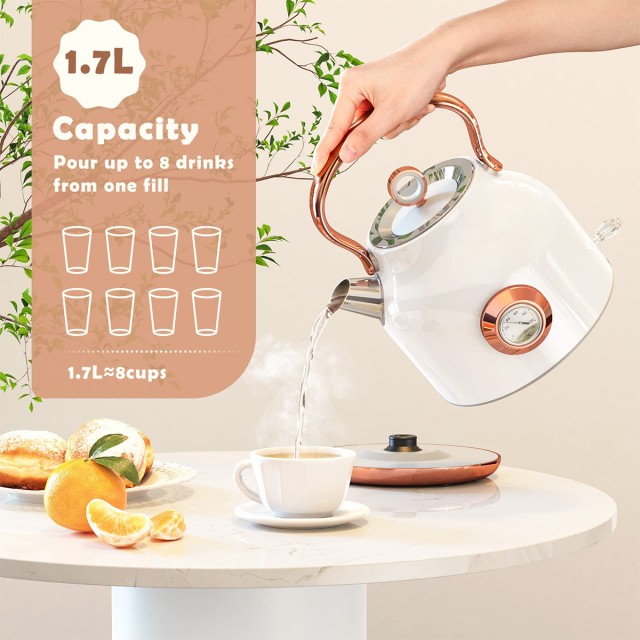 Retro 1500W Electric Kettle