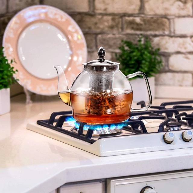 1000ml Handmade Glass Teapot