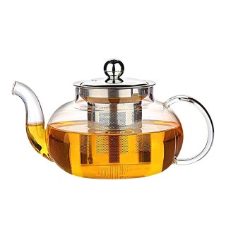 Transparent Glass Teapot