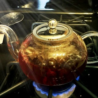 Transparent Glass Teapot