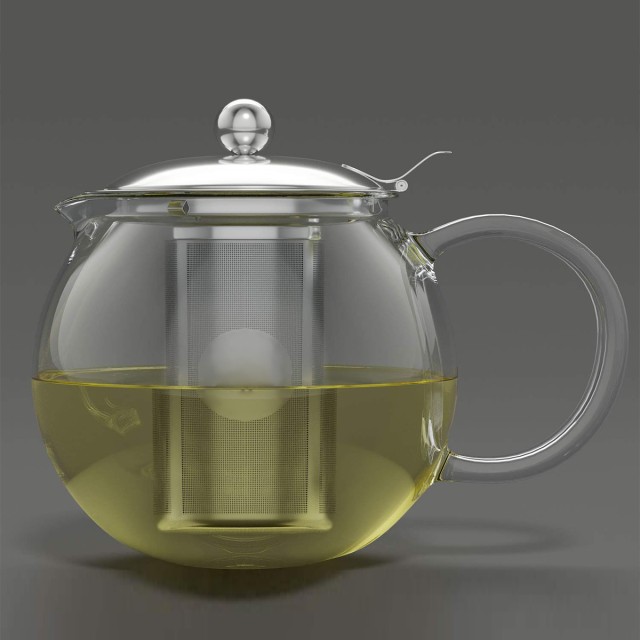 All in One Glass Teapot