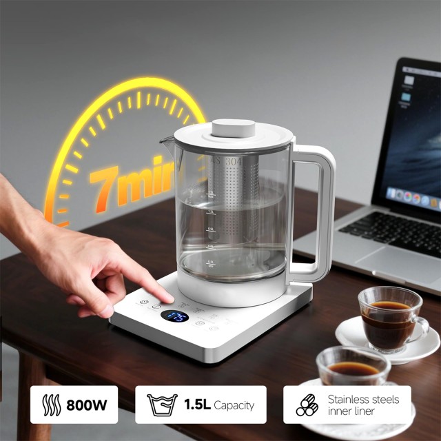 1.5L Glass Electric Kettle