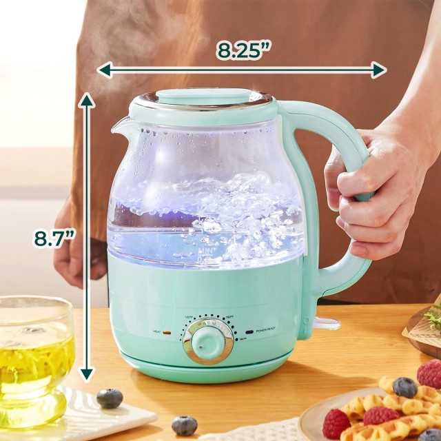 Adjustable Temperature Electric Glass Kettle