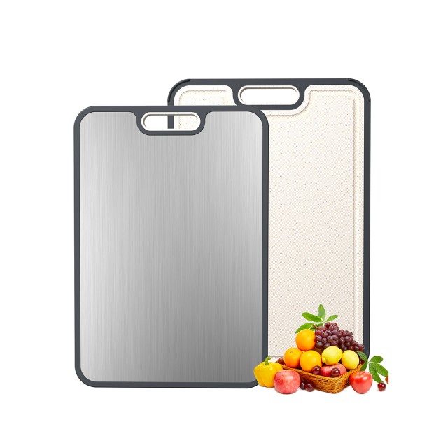 Kitchen Titanium 2 in 1 Cutting Board